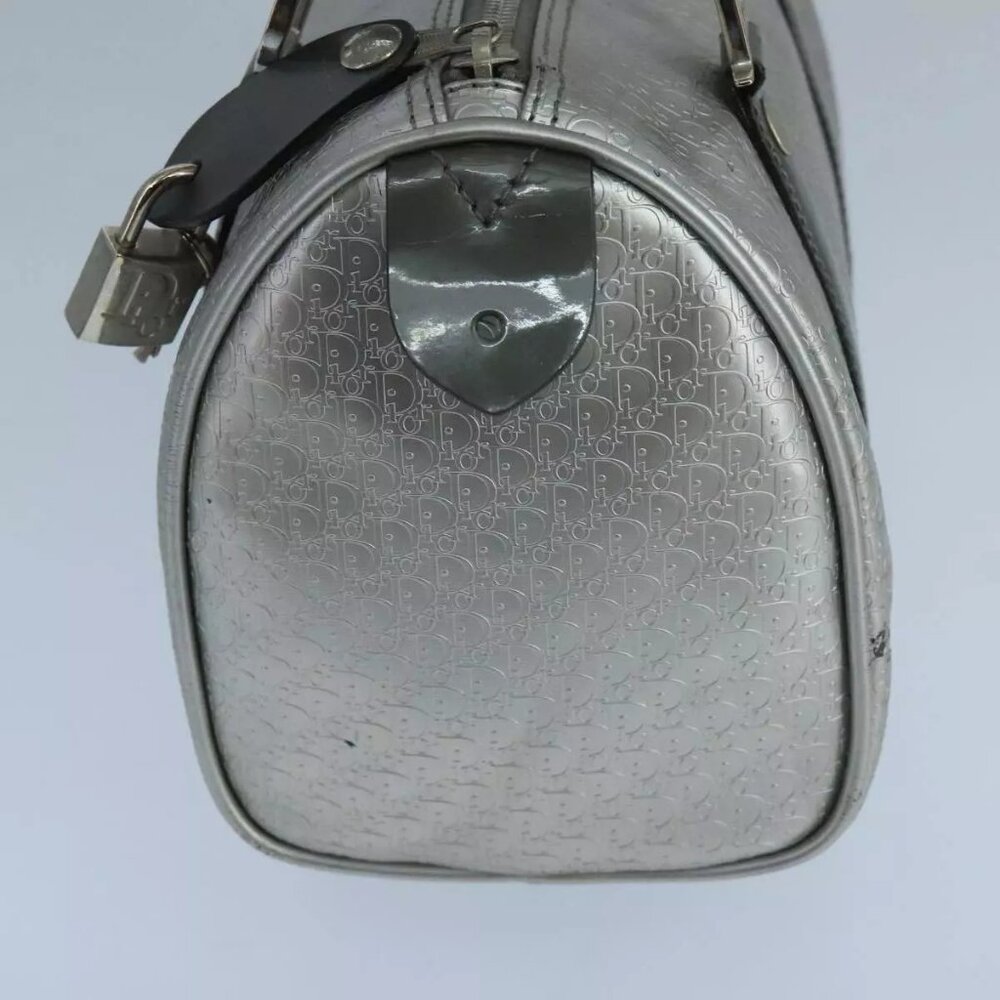 Christian Dior Trotter Canvas Hand Bag Silver Auth - Picture 13 of 16